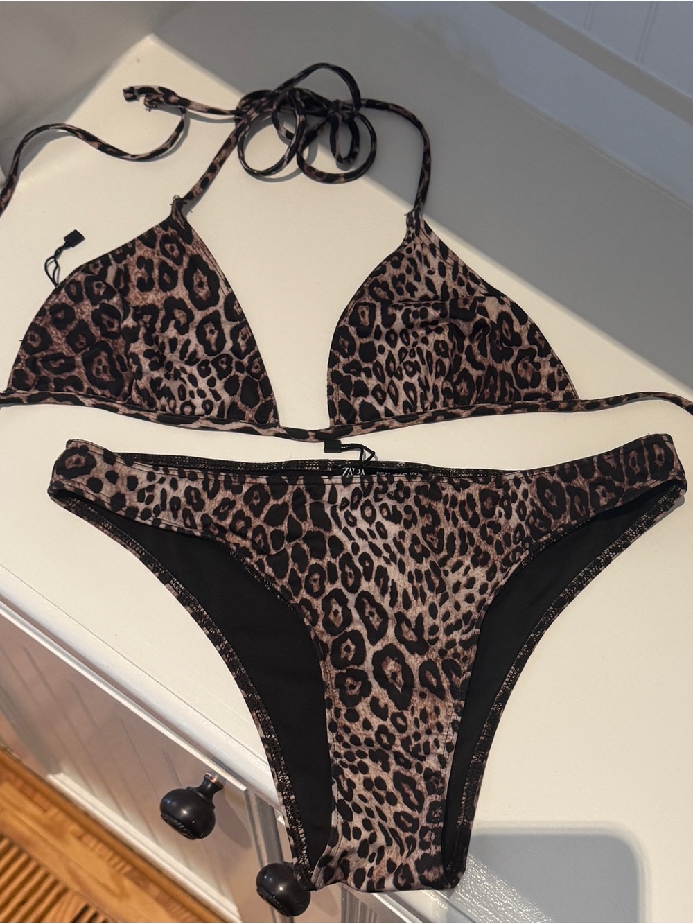 Zara Leopard Print Bikini Set | XS